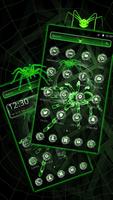 Fluorescent Green Spider Theme screenshot 2
