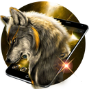 Golden Noble Wolf Theme APK