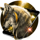 Тема золотого благородного волка иконка