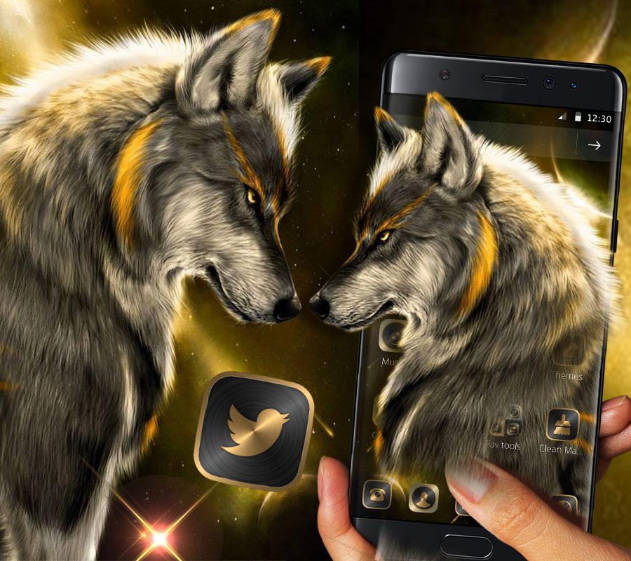 Golden Noble Wolf Theme For Android Apk Download Golden Noble Wolf Theme For Android Apk Download