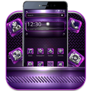 Purple Amethyst Alloy 2D Theme aplikacja