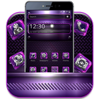 Purple Amethyst Alloy 2D Theme icône
