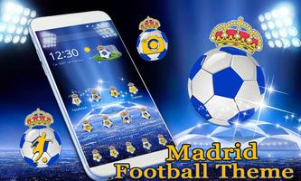 Cool Madrid Football Theme poster