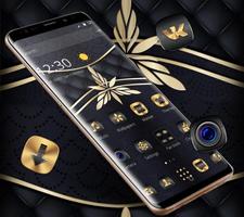 Gold Black Clover Business Theme الملصق