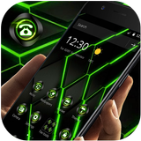 Green Neon Light Technology Theme biểu tượng