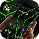 Green Neon Light Technology Theme APK