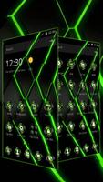 Green Neon Light Technology Theme captura de pantalla 3