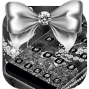 Silver Bowknot Diamond Theme APK
