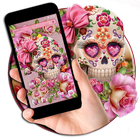 Salmon Floret Skull 2D Theme আইকন