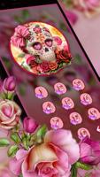 Salmon Floret Skull 2D Theme 스크린샷 3