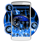 Sapphire Speedometer 2D Theme icône