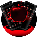 Red Neon Apple Dark Theme APK