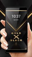 Gold X black launcher capture d'écran 3