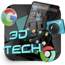 3D tech icon business theme APK