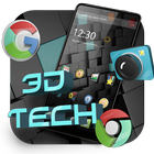 ikon 3D tech icon business theme