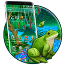 Cute Cartoon Frog 2D Theme APK