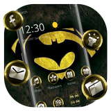 Black Hero Bat Theme icône