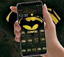 Black Hero Bat Theme 截图 1