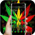 Colorful Weed Smoke Neon Theme 图标