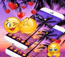 Summer Lover Emoji Theme تصوير الشاشة 2