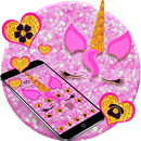 Pink Glisten Unicorn Theme APK