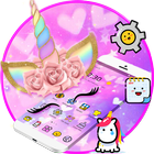 Pink Unicorn Flower icône