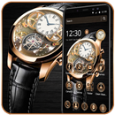 Black Gold Luxury Watch Theme APK