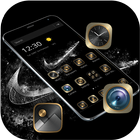 Black Gold Check Mark Theme icône