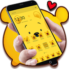 Cuteness Yellow Pooh Bear Theme icono