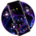 Icona Cool Violet Neon Ray Theme