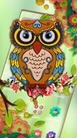 Colorful Cartoon Art Owl 2D Theme capture d'écran 1