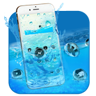Glass Water Drop Theme أيقونة