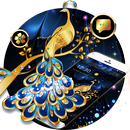 Gold Peacock Diamond Theme APK