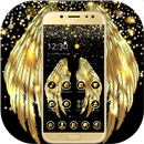 Gold Plated Angel Wings Theme APK