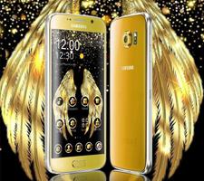 Gold Plated Angel Wings Theme syot layar 3