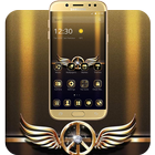 Gold Wing Sign Diamond Theme icône