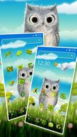 Cute Owl 2D Theme captura de pantalla 2