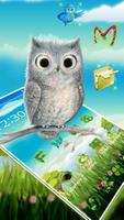 Cute Owl 2D Theme captura de pantalla 3