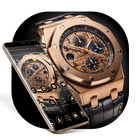 Gold Luxury Legendary Watch Theme أيقونة