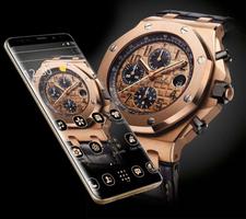 Gold Luxury Legendary Watch Theme Affiche