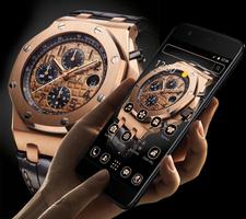 Gold Luxury Legendary Watch Theme imagem de tela 1