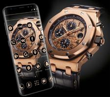 Gold Luxury Legendary Watch Theme ảnh chụp màn hình 2