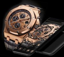 Gold Luxury Legendary Watch Theme تصوير الشاشة 3