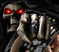 Dark Immortal Pointing Skull Theme اسکرین شاٹ 2