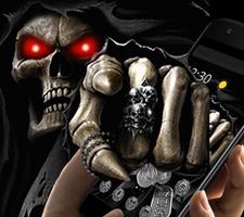 Dark Immortal Pointing Skull Theme capture d'écran 2