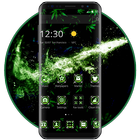 Green Weed Check Mark Theme أيقونة