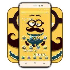 Happy friend cute cartoon icon theme APK download