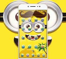 Happy friend cute cartoon icon theme capture d'écran 3