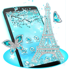 Blue Diamond Paris Thème icône