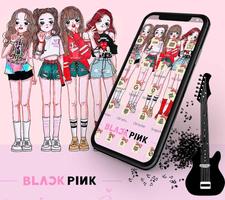 Pink Girl Band Group Theme 截图 2